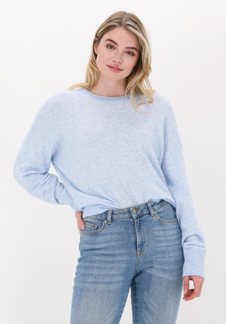 Blauwe 10DAYS Trui CLOUDY WOOL SWEATER - large