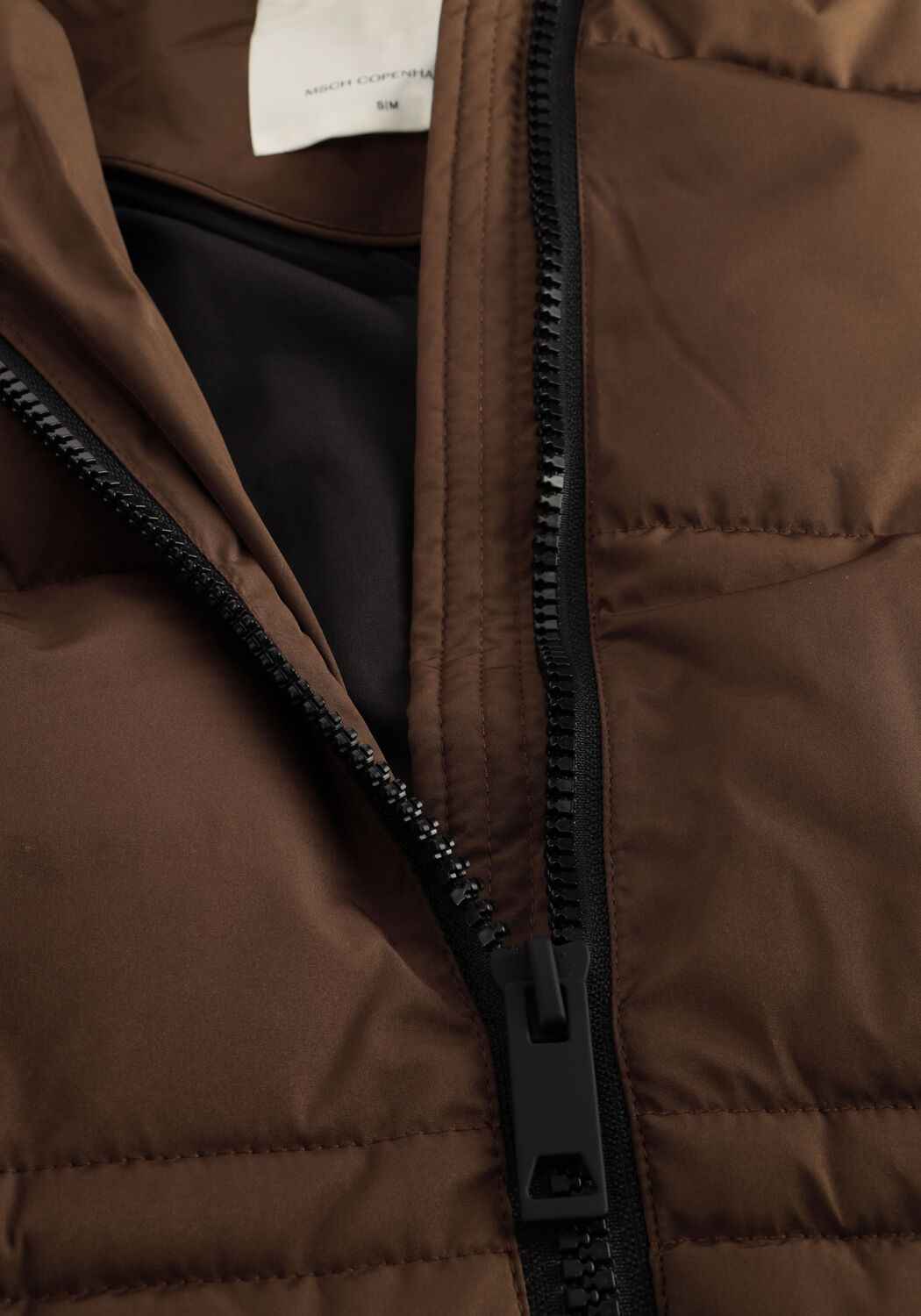Bruine MSCH COPENHAGEN Gewatteerde jas MSCHMOLA PAVINARIA JACKET - large