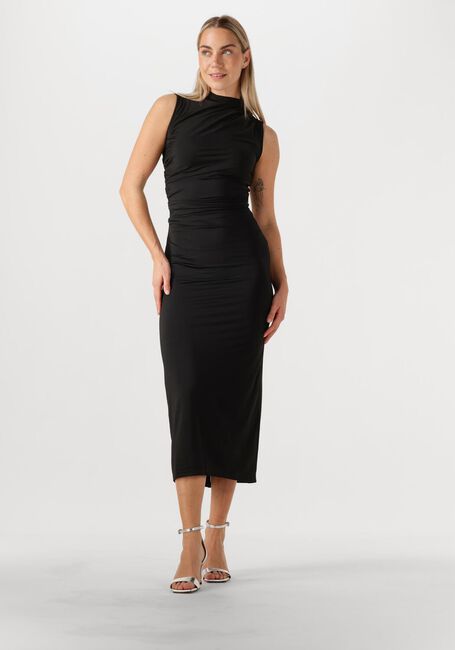 Zwarte ROSEMUNDE Maxi jurk BILLIE SL LONG DRAPE DRESS - large