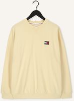 Gele TOMMY JEANS Sweater TJM COLLEGIATE CREW Gele TOMMY JEANS Sweater TJM COLLEGIATE CREW - medium