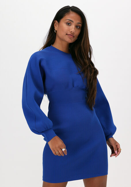 Blauwe Y.A.S. Mini jurk YASHALLY LS DRESS - large
