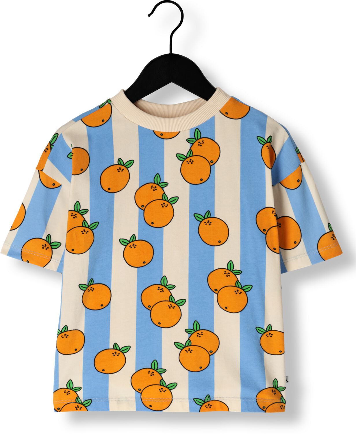 CARLIJNQ Jongens Polo's & T-shirts Orange T-shirt Oversized Multi