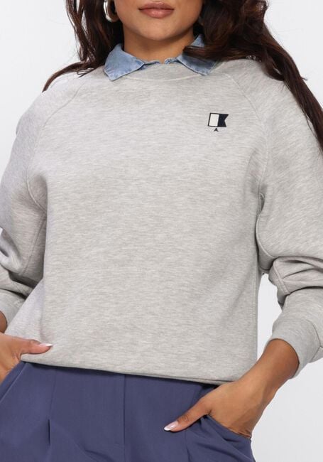 Grijze ANOTHER LABEL Sweater ALNIYA SAILOR SWEAT L/S - large