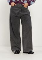 Grijze REFINED DEPARTMENT Wide jeans LADIES WOVEN DENIM JELENE