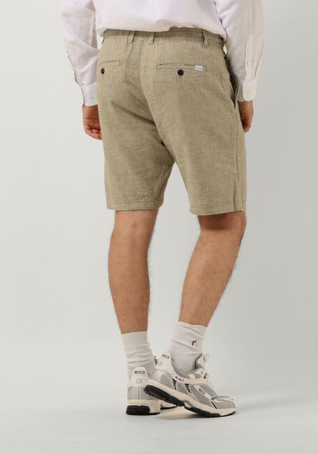 Olijf SELECTED MEN Korte broek SLHCOMFORT-BRODY LINEN SHORTS - large