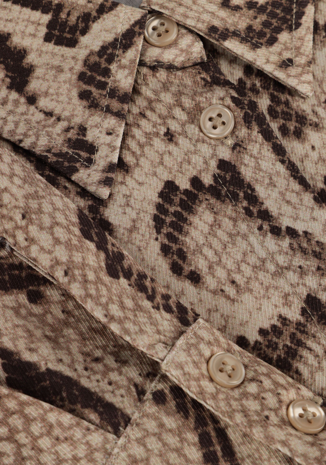 Zand ALIX THE LABEL Blouses LADIES WOVEN SNAKE TWILL BLOUSE - large