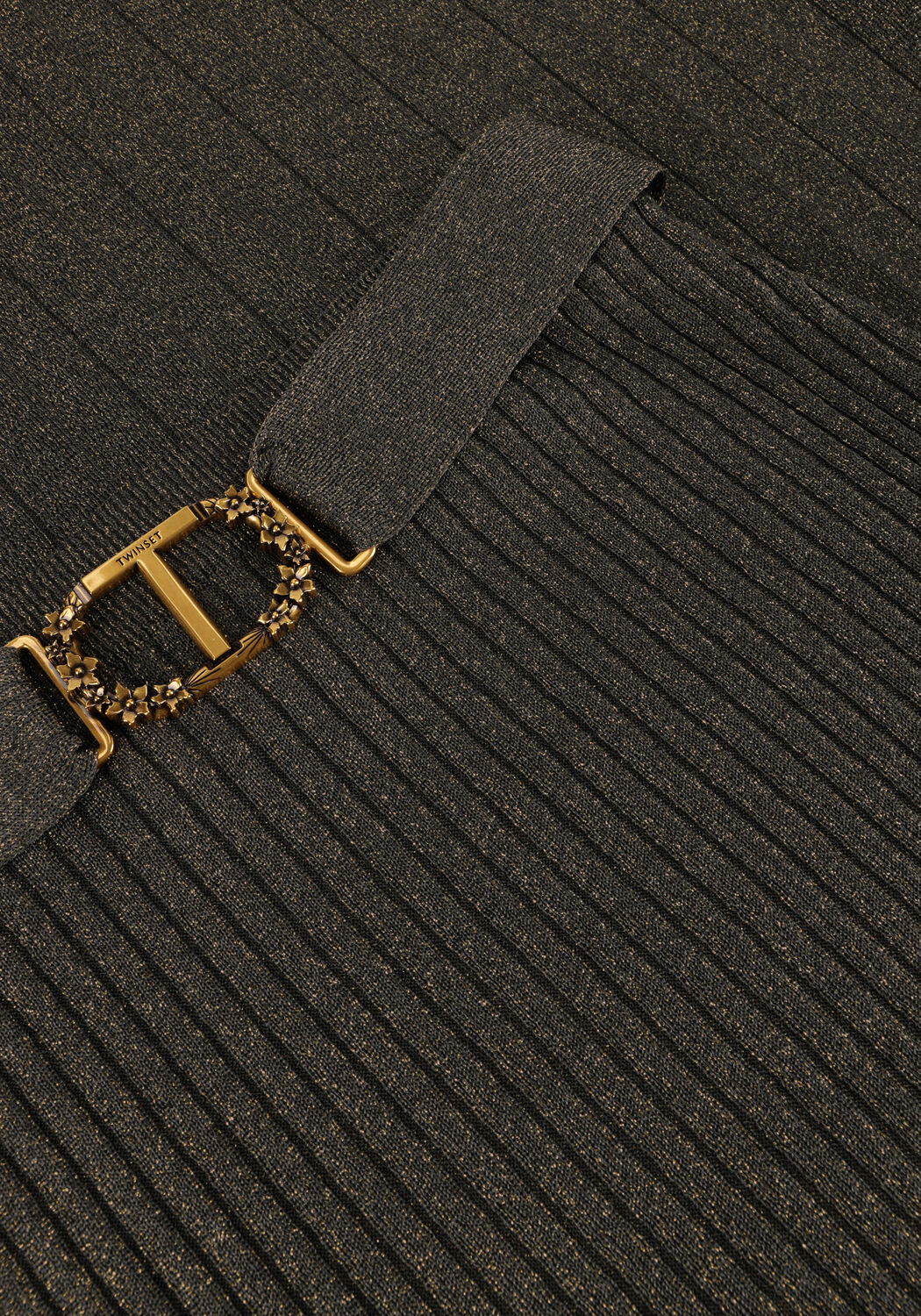 Taupe TWINSET MILANO Maxirok 242TT3462 - large