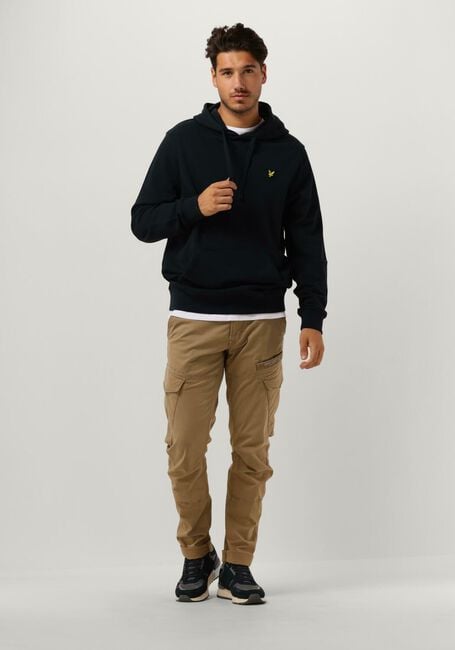 Donkerblauwe LYLE & SCOTT Truien/vesten PULLOVER HOODIE - large