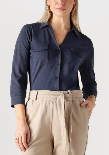 Donkerblauwe MOSCOW Blouses 71-04-TWILIGHT-3 - large