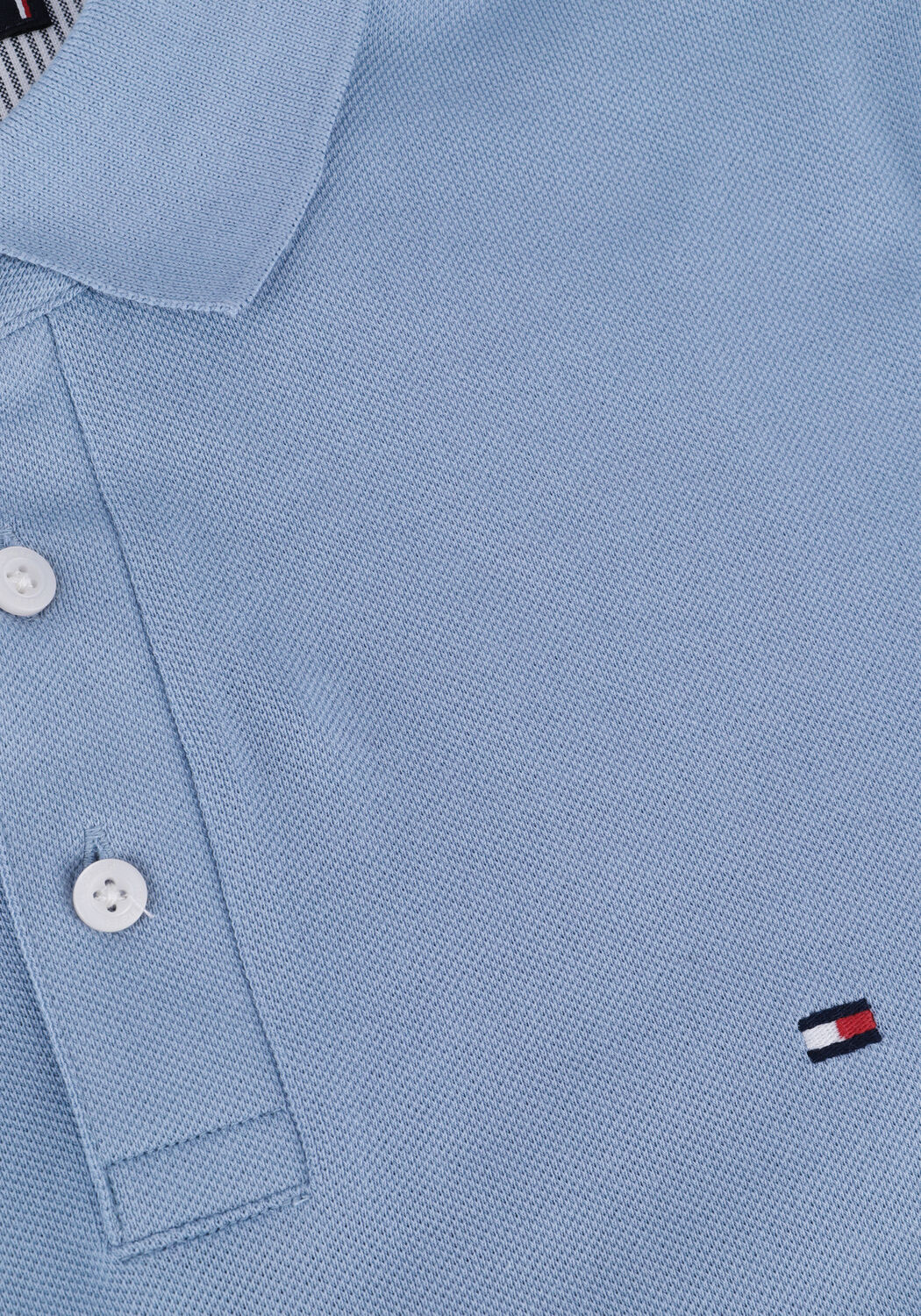 Lichtblauwe TOMMY HILFIGER Polo 1985 SLIM POLO - large