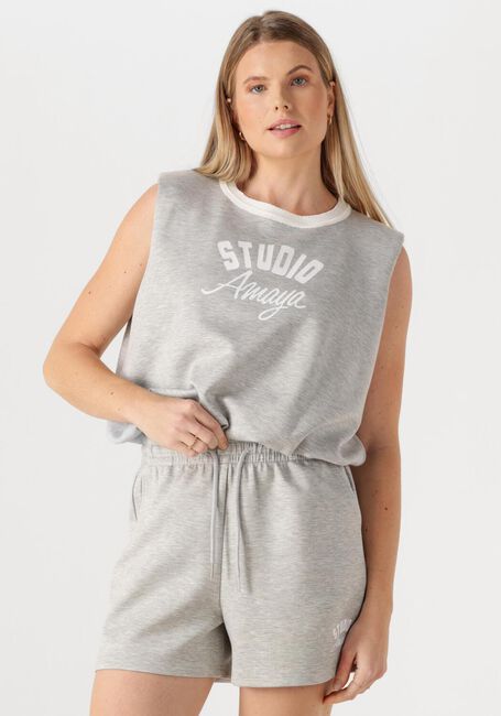 Lichtgrijze STUDIO AMAYA Top AMOUR TOP - large