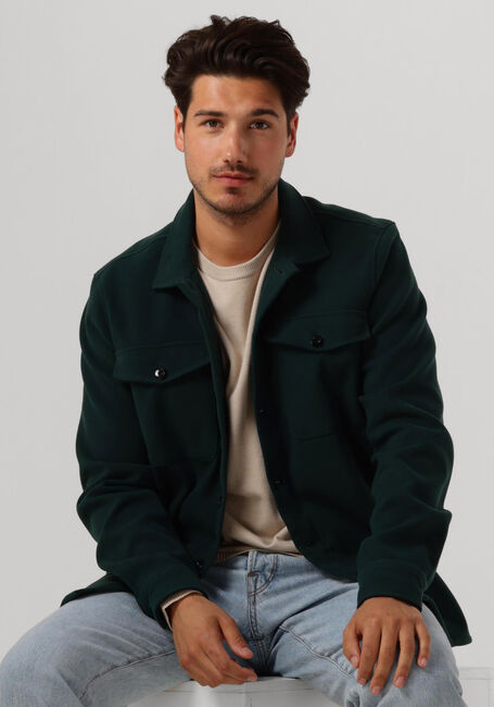 Groene BUTCHER OF BLUE Overshirt SATURN MK. 3 ARMY WOOL OVERSHIRT - large