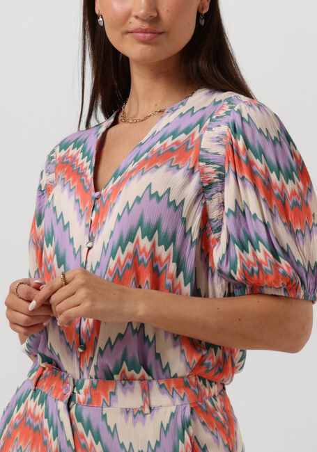 Paarse FREEBIRD Blouses WV-AOP-CRINKLE-VIS-23-1.0 - large