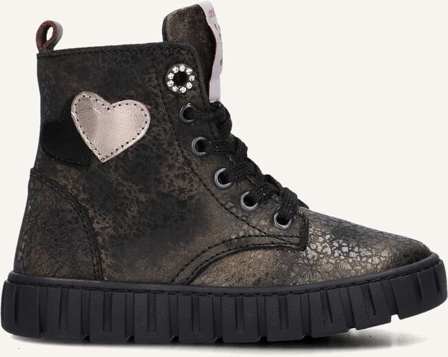 Zwarte JOCHIE & FREAKS Veterboots DELIA Zwarte JOCHIE & FREAKS Veterboots DELIA - large