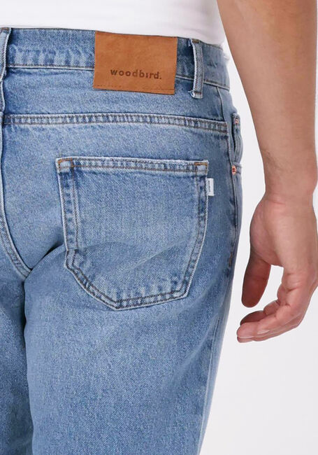 Blauwe WOODBIRD Straight leg jeans DOC DOONE JEANS - large