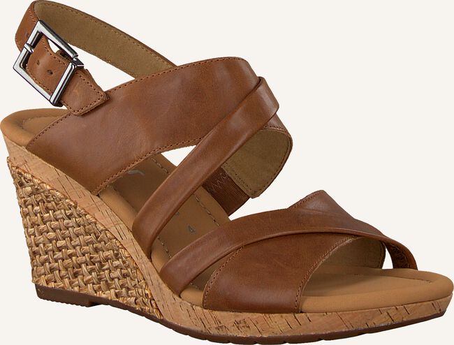 Bruine GABOR Platte sandalen 822 Bruine GABOR Platte sandalen 822 - large
