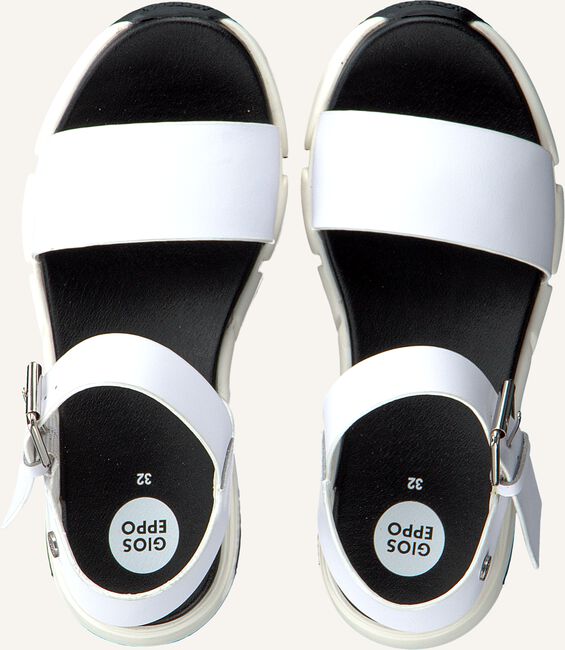 Witte GIOSEPPO Platte sandalen KATIHAR Witte GIOSEPPO Platte sandalen KATIHAR - large