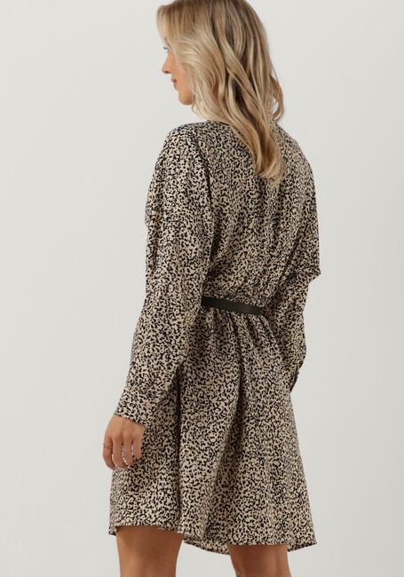 Grijze MSCH COPENHAGEN Midi jurk SALOMA LADONNA SHIRT DRESS - large