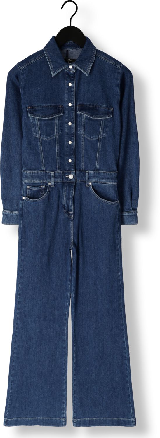 7 FOR ALL MANKIND Dames Jumpsuits Luxe Jumpsuit Lady Blauw