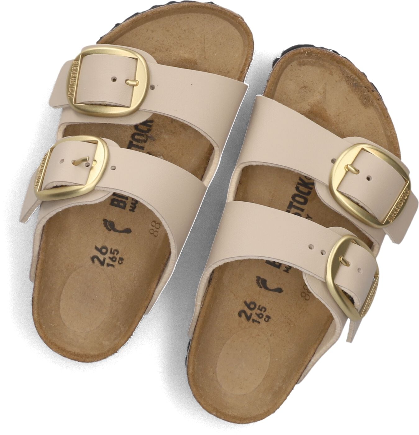 BIRKENSTOCK Beige Slippers Arizona Big Buckle