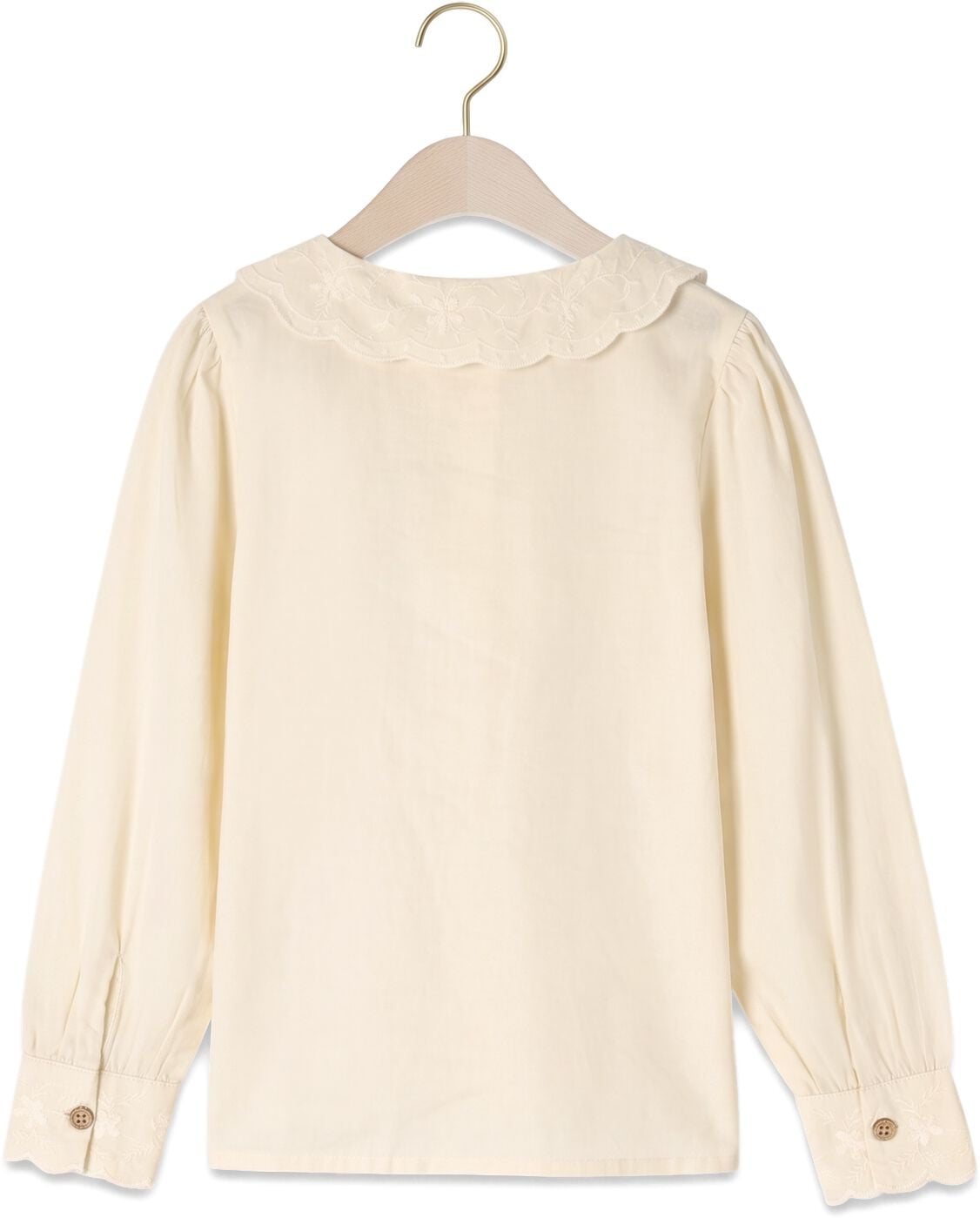 LIL' ATELIER Meisjes Blouses Nmfola Ls Loose Shirt Lil Beige