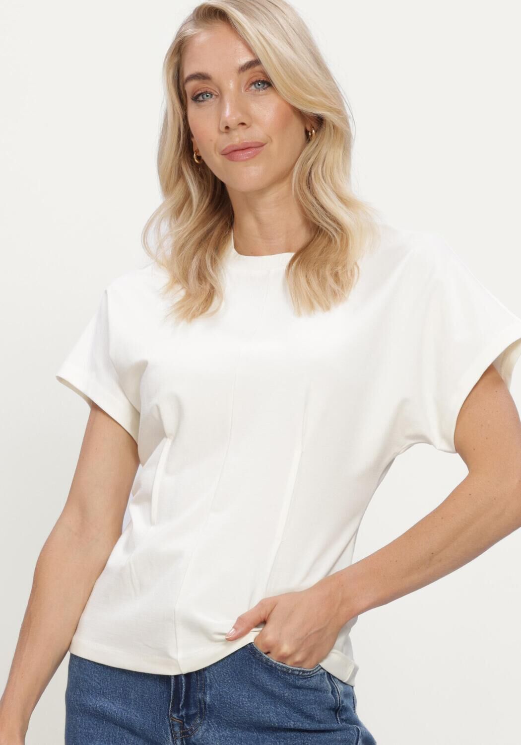 SELECTED WOMEN Dames Tops & T-shirts Slwera Ss Top Gebroken Wit