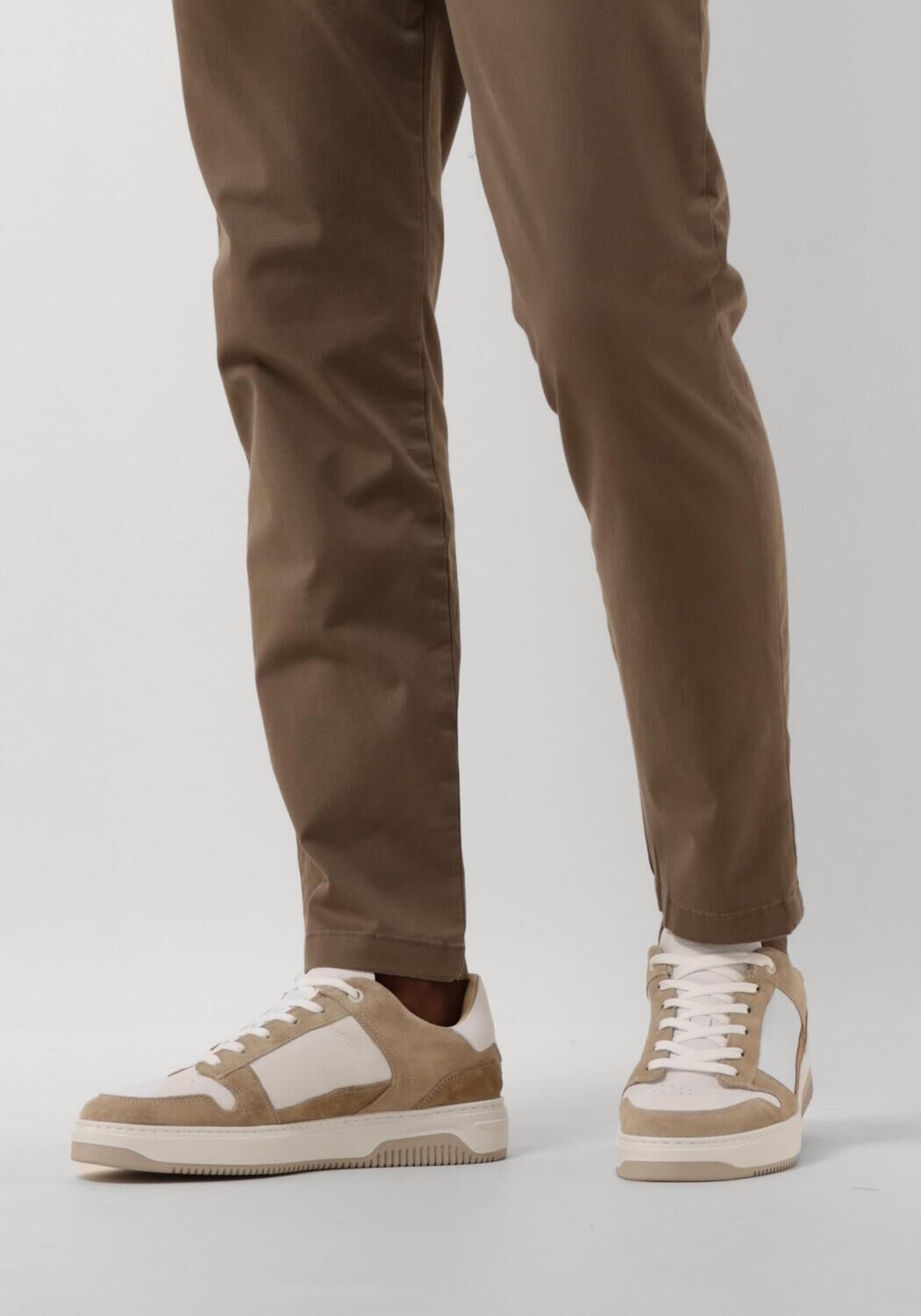 Witte NUBIKK Lage sneakers BASKET COURT HEREN - large