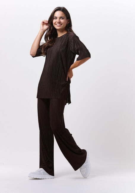 Bruine CATWALK JUNKIE Wijde broek TR WAVES - large