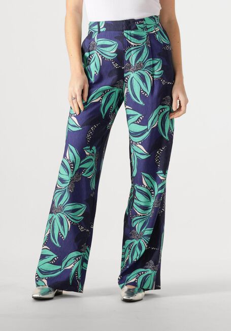 Blauwe POM AMSTERDAM Wijde broek PANTS - DELICACY GREEN - large