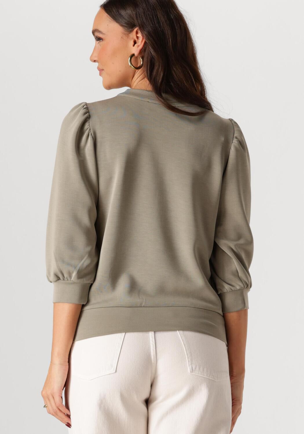 SELECTED FEMME Dames Truien & Vesten Slftenny 3 4 Sweat Top Groen