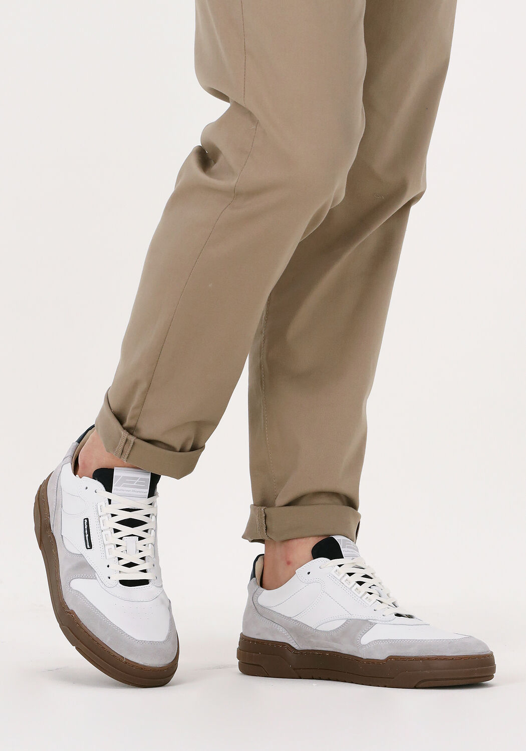 Witte FLORIS VAN BOMMEL Lage sneakers SFM-10115-01 - large