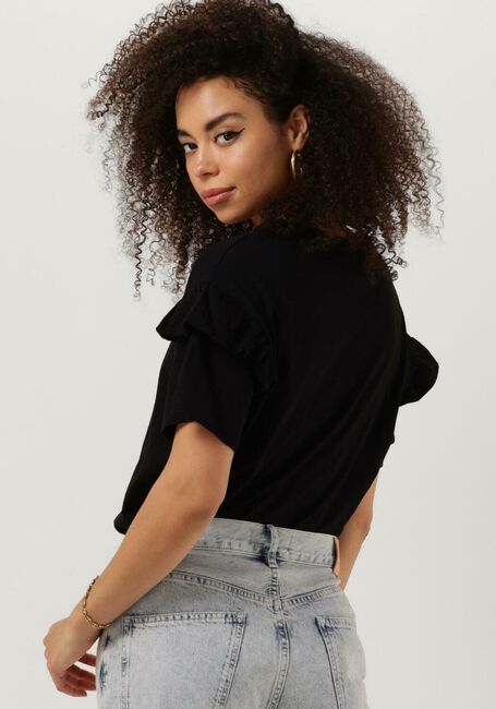 Zwarte SELECTED FEMME T-shirt SLFRYLIE SS FLORENCE TEE - large