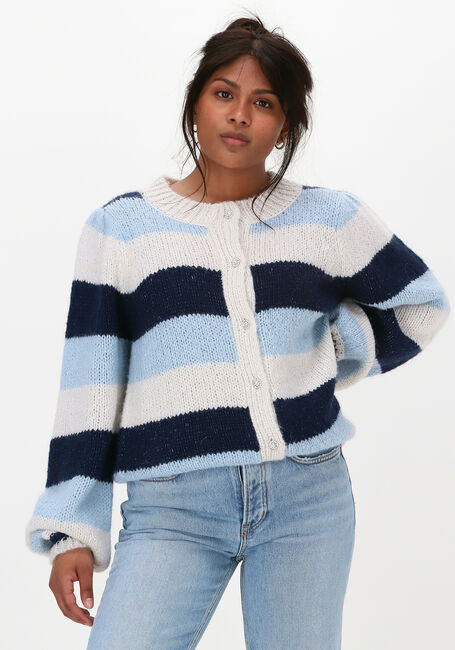 Blauwe LOLLYS LAUNDRY Vest PIPPA CARDIGAN - large