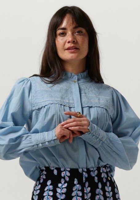 Blauwe HARPER & YVE Blouses YASMIN-LS - large