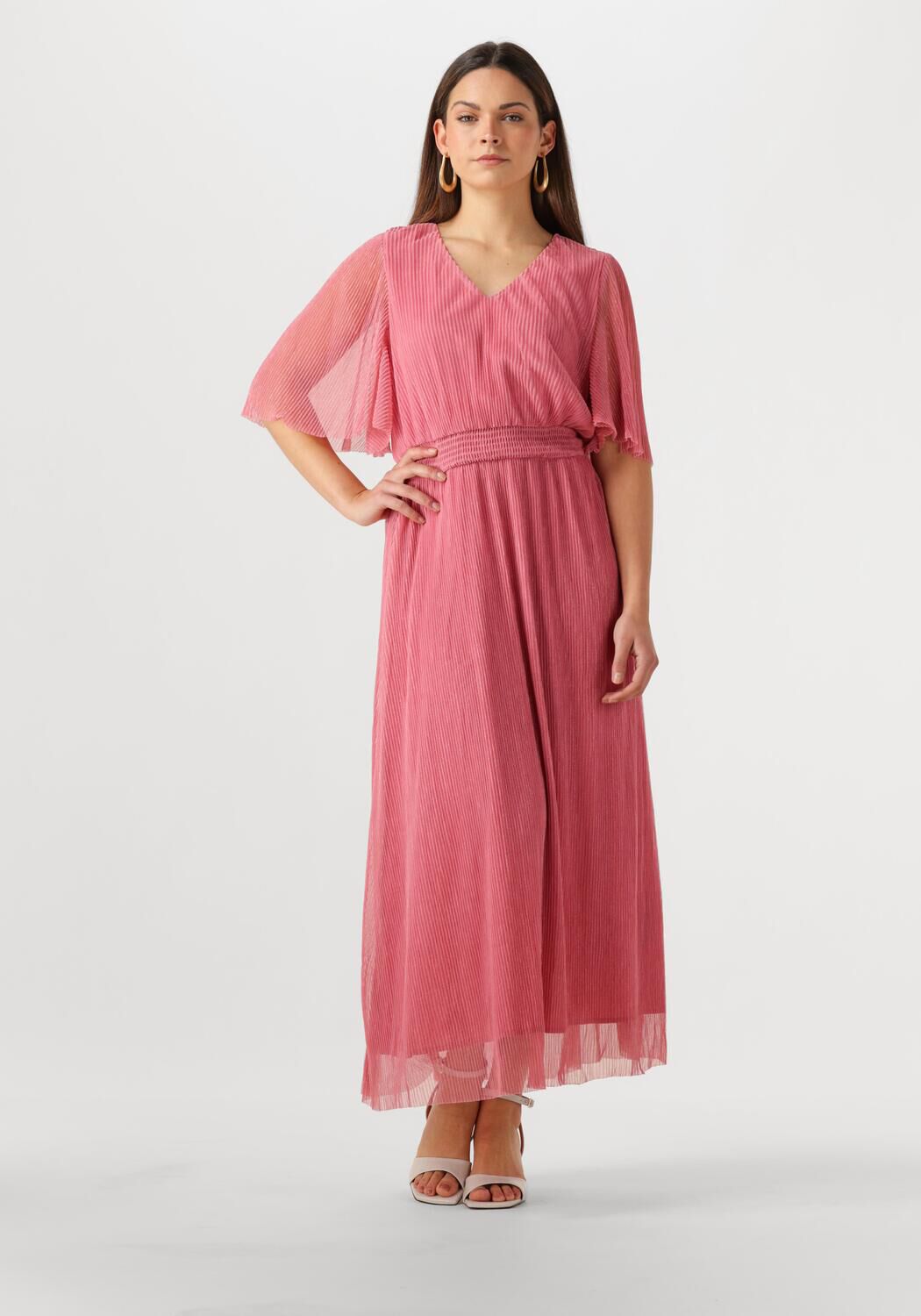 MINUS Dames Jurken Mavena V-neck Maxi Dress Roze
