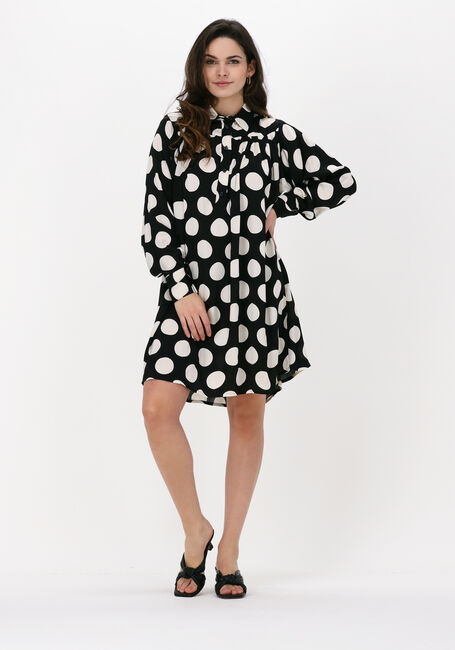 Zwarte CHPTR-S Midi jurk LIVELY DRESS - large