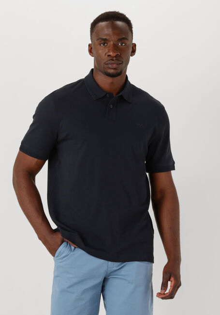 Donkerblauwe BOSS ORANGE Polo PE_INTERLOCK - large