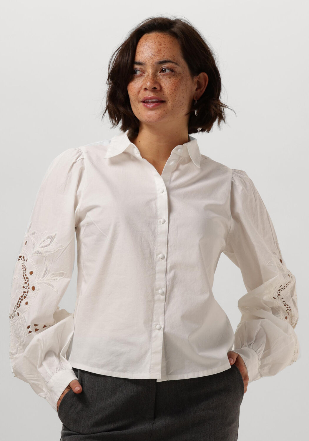 Y.A.S Elegante Witte Blouse voor Vrouwen White Dames