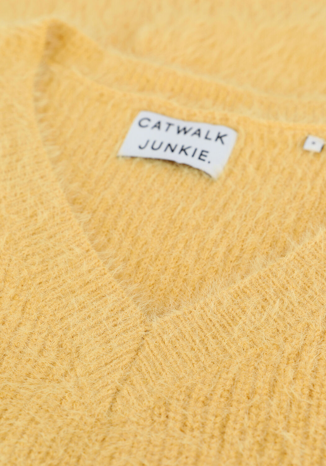 Gele CATWALK JUNKIE Trui KN BREEZE - large