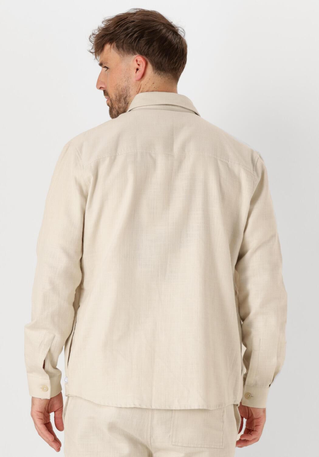 THE GOODPEOPLE Heren Overshirts Sap Zand