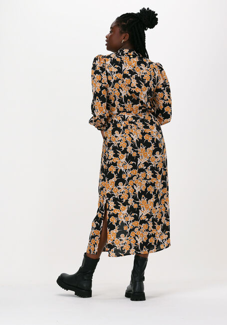 Multi FREEBIRD Midi jurk HARPER PUFF LS - large