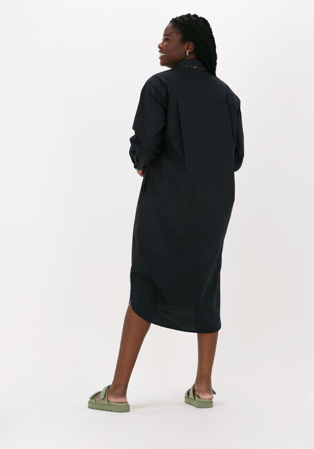 Zwarte MSCH COPENHAGEN Midi jurk HADDIS LS LONG SHIRT - large