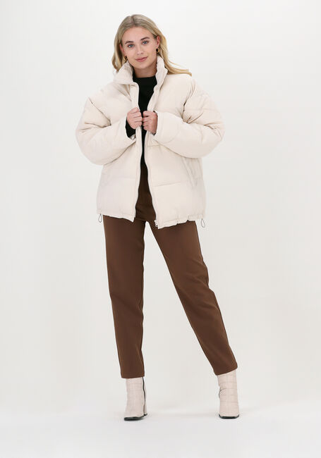 Beige ANOTHER LABEL Gewatteerde jas MILLE OVERSIZED PUFFER - large