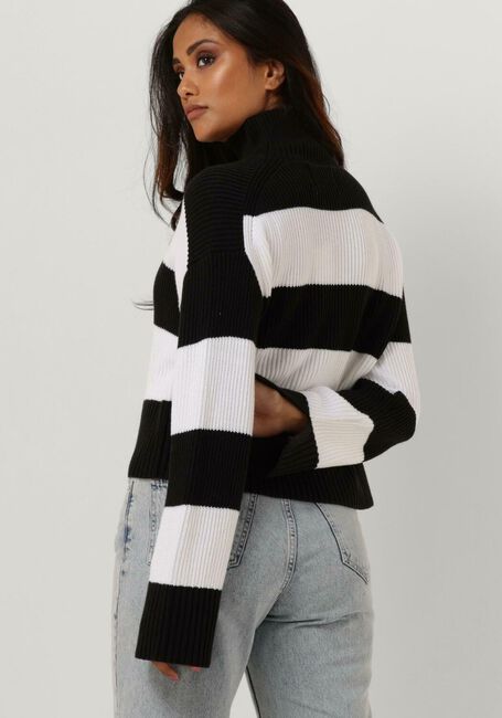 Zwarte CALVIN KLEIN Coltrui LABEL CHUNKY SWEATER - large