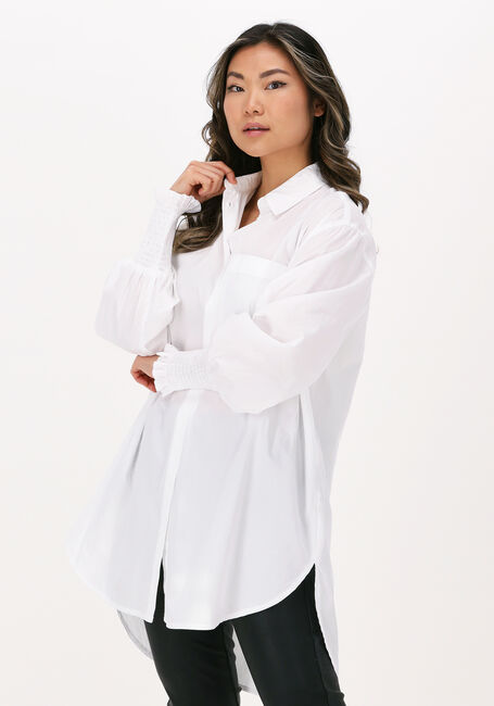 Ecru ALIX THE LABEL Blouses LADIES WOVEN ALIX POPLIN BLOUSE - large