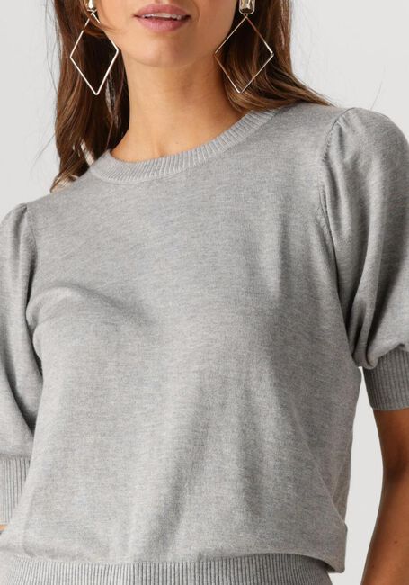 Grijze MINUS Trui LIVA KNIT TEE - large