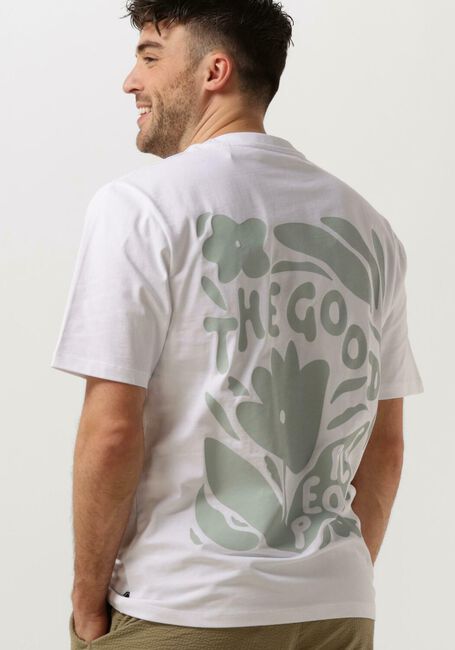 Witte THE GOODPEOPLE T-shirt TEX - large
