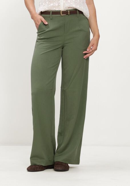 Groene OBJECT Pantalon OBJLISA WIDE PANT NOOS - large