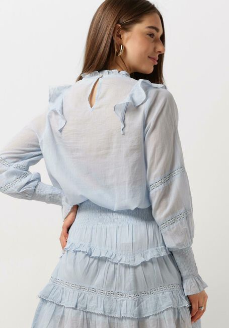 Lichtblauwe NOTRE-V Blouses VOILE BLOUSE - large