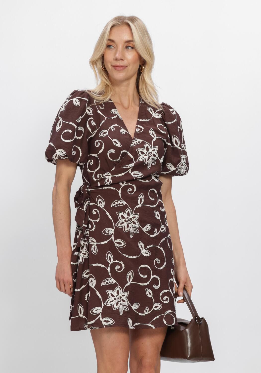 Bruine YDENCE Jurken DRESS SAPHIRA - large